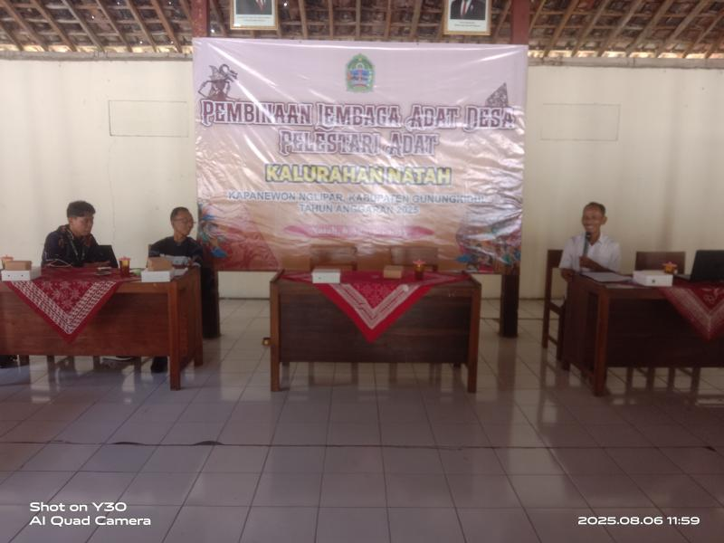 BIMBINGAN TEKNIK LEMBAGA PELESTARI ADAT